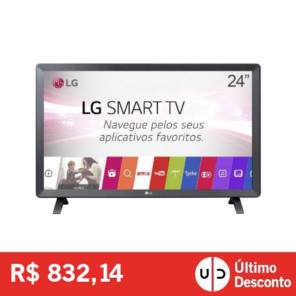 Smart TV Monitor LG 24