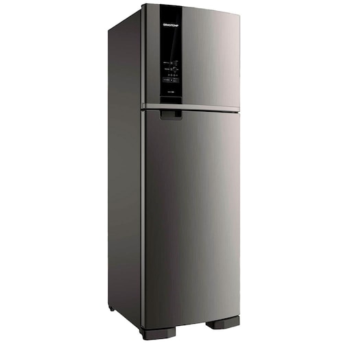 Refrigerador Brastemp BRM54JK Frost Free Duplex 400 Litros cor Inox